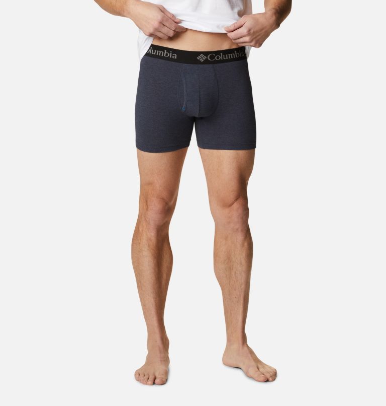 Grey Men Columbia Tri Blend Boxer Briefs 3 Briefs | 59032579