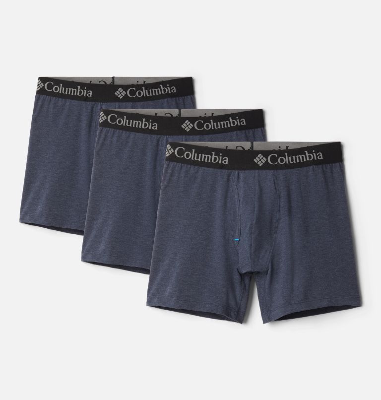 Grey Men Columbia Tri Blend Boxer Briefs 3 Briefs | 59032579