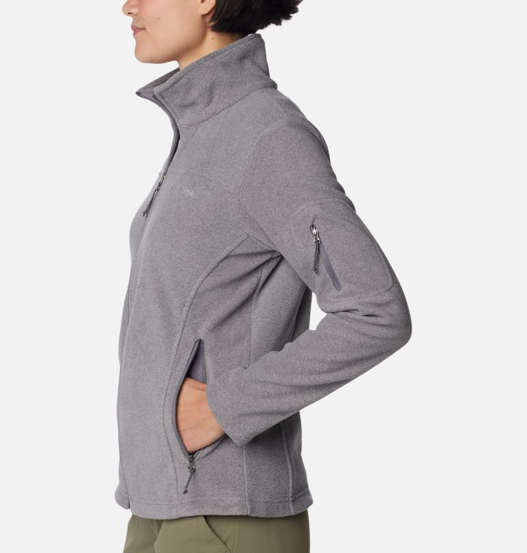 Grey Women Columbia Fast Trek™ II Fleece Jackets | 66730074