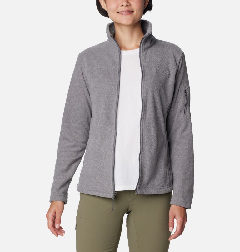 Grey Women Columbia Fast Trek™ II Fleece Jackets | 66730074