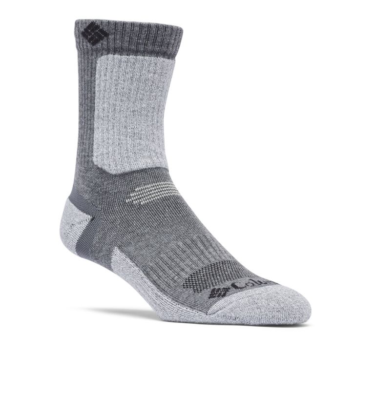 Grey Women Columbia Light Weight Short Crew Socks | 74846387