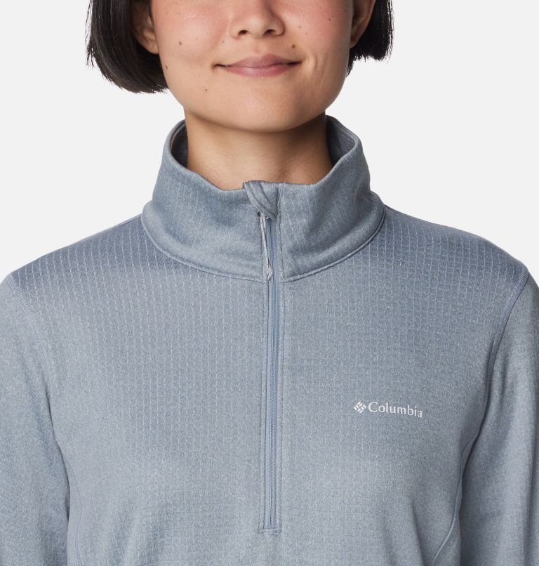 Grey Women Columbia Park View™ Half Zip Fleece | 46812962