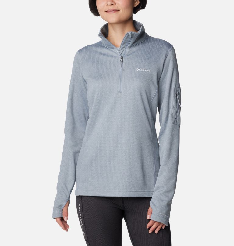 Grey Women Columbia Park View™ Half Zip Fleece | 46812962