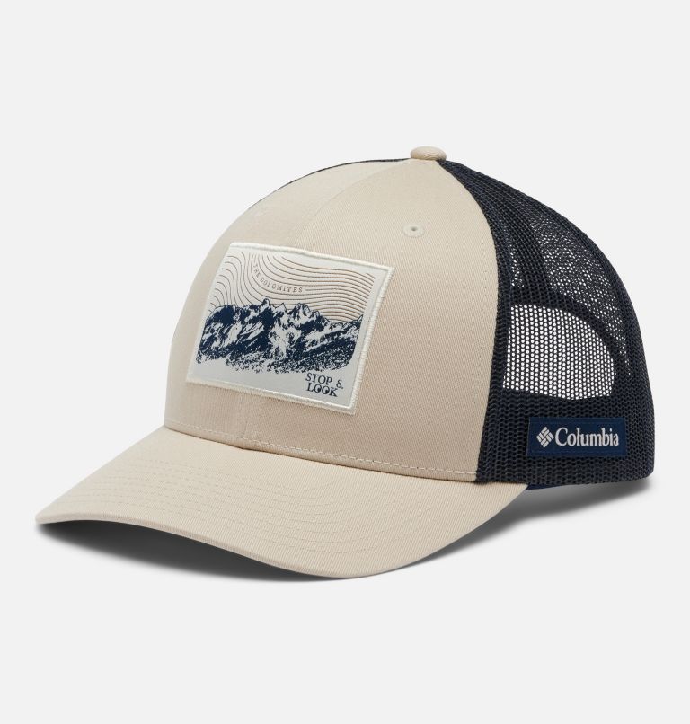 Khaki Men Columbia Mesh™ Snap Back Caps | 19513298