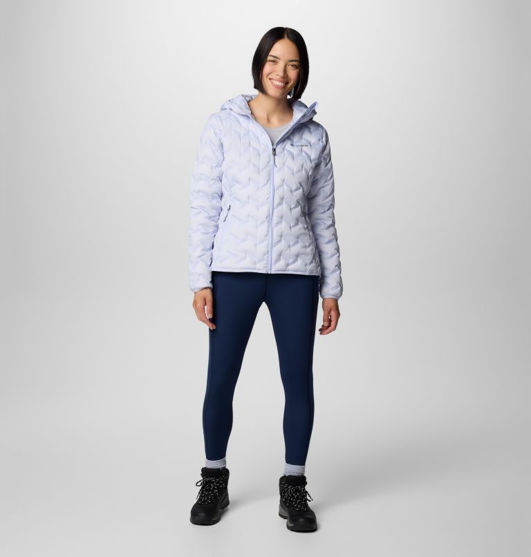 Lavender Women Columbia Delta Ridge™ II Down Hooded Puffer Jacket | 47807813