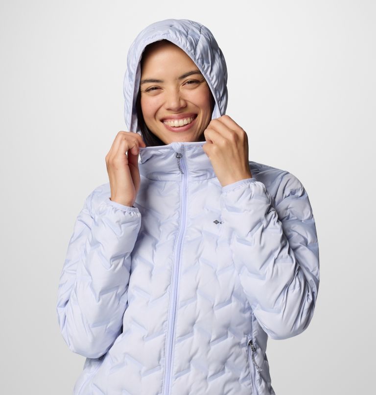 Lavender Women Columbia Delta Ridge™ II Down Hooded Puffer Jacket | 47807813