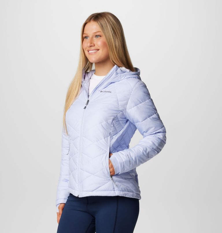 Lavender Women Columbia Heavenly™ Hooded Insulated Puffer Jacket | 21610201