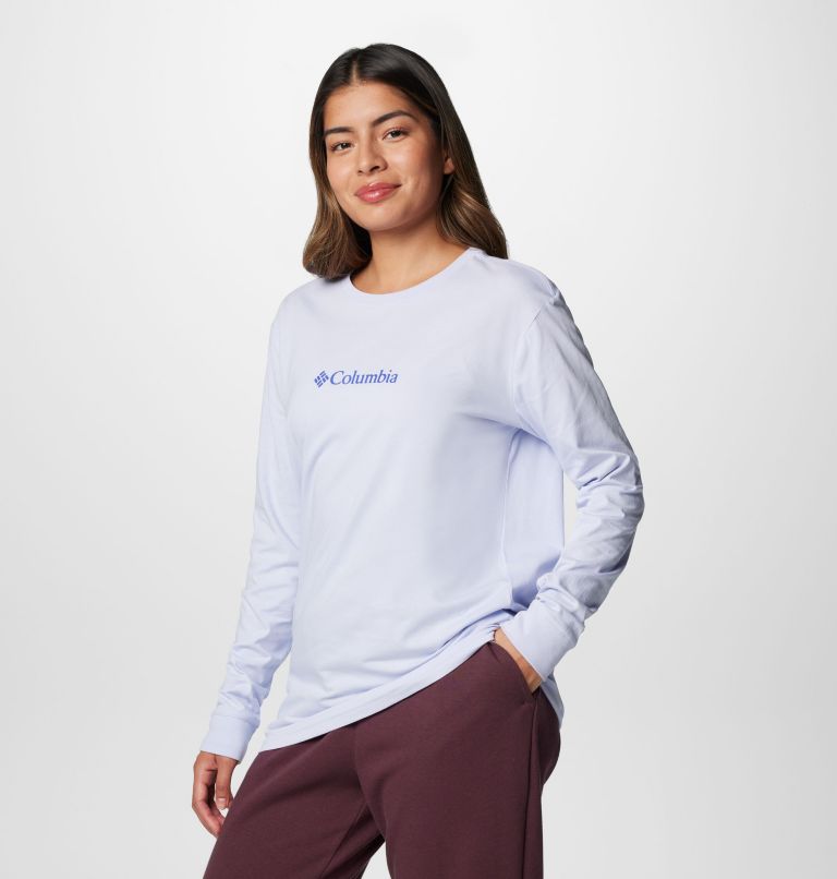 Lavender Women Columbia North Cascades™ Long Sleeve T Shirts | 49324866