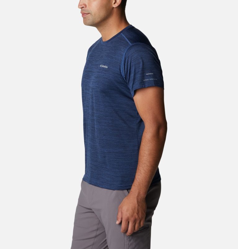 Navy Men Columbia Alpine Chill™ Zero Technical T Shirts | 45985250