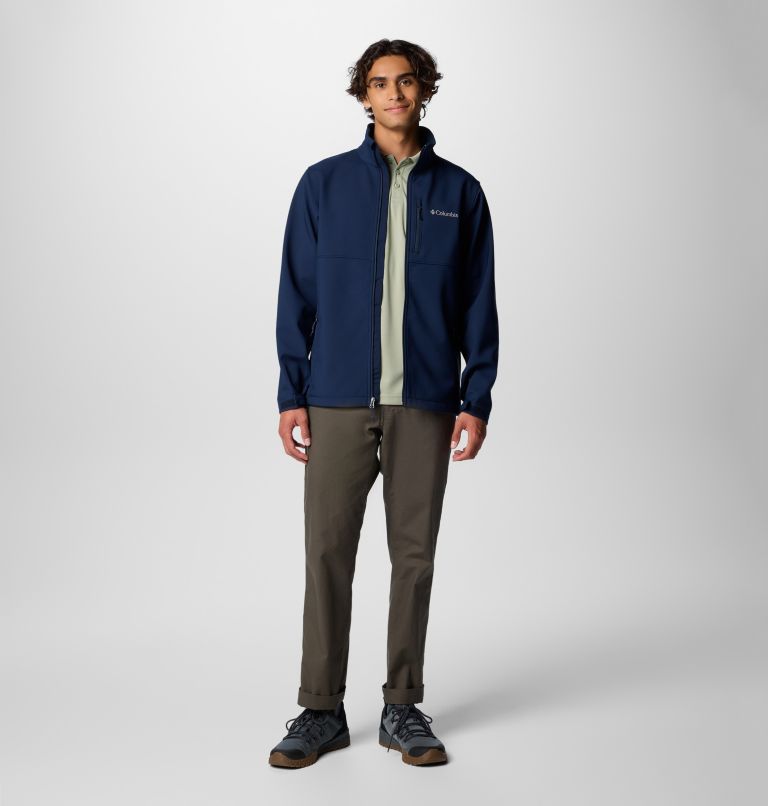 Navy Men Columbia Ascender™ Hiking Softshell Jackets | 9027870