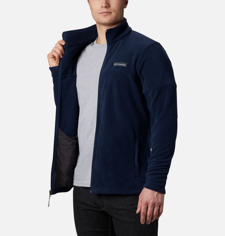 Navy Men Columbia Basin Trail™ Full Zip Fleece Jackets | 28508599