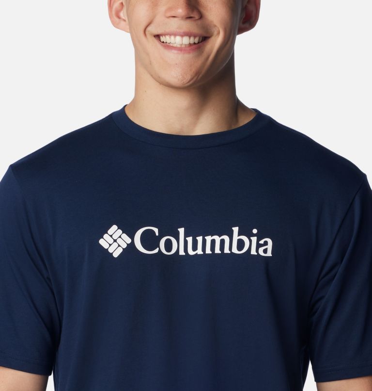 Navy Men Columbia CSC Basic Logo™ T Shirts | 73847760