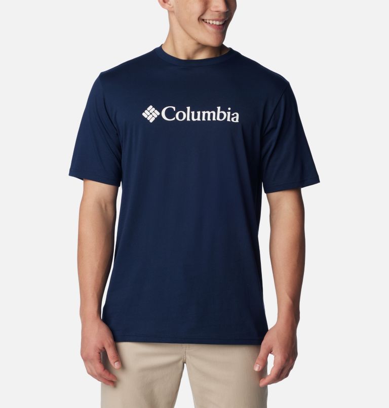 Navy Men Columbia CSC Basic Logo™ T Shirts | 73847760