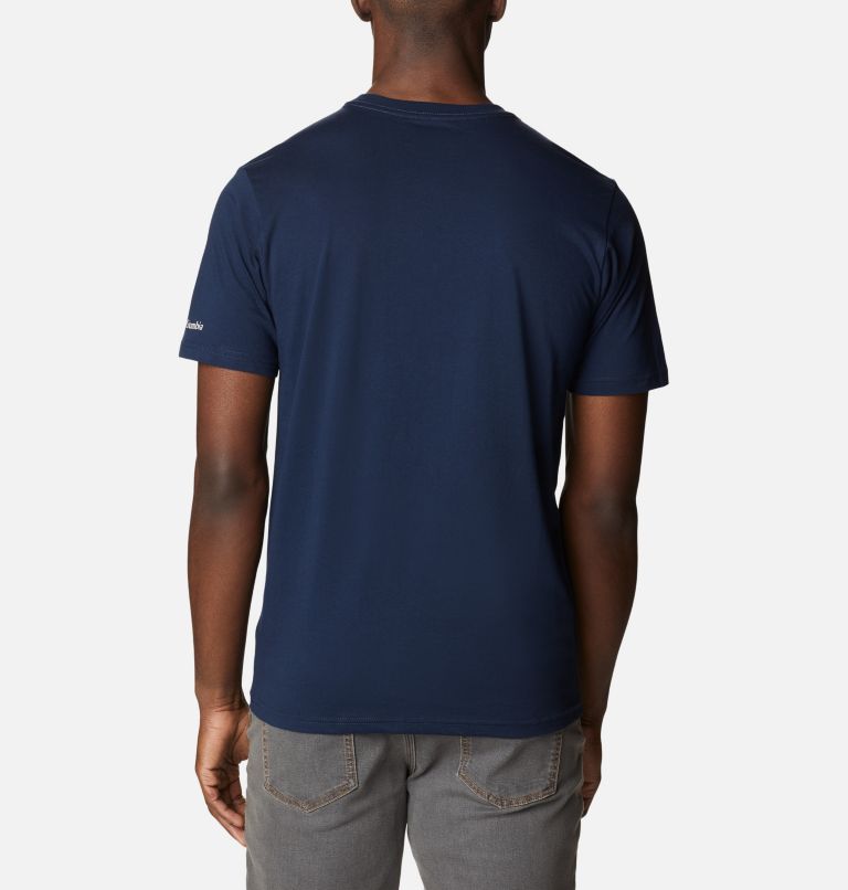 Navy Men Columbia CSC™ Seasonal Logo T Shirts | 17592379