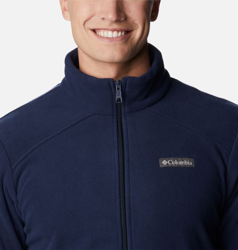 Navy Men Columbia Castle Dale™ Fleece Jackets | 97598812