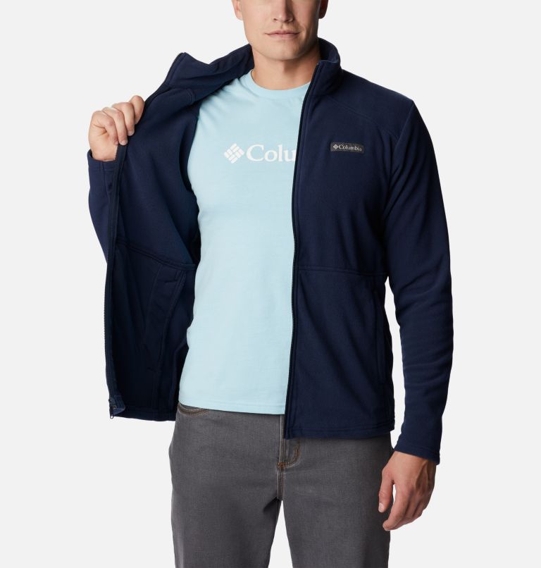 Navy Men Columbia Castle Dale™ Fleece Jackets | 97598812