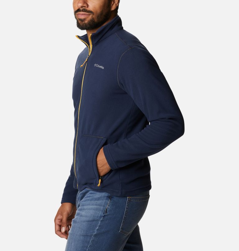 Navy Men Columbia Fast Trek™ Light Full Zip Fleece Jackets | 76336305