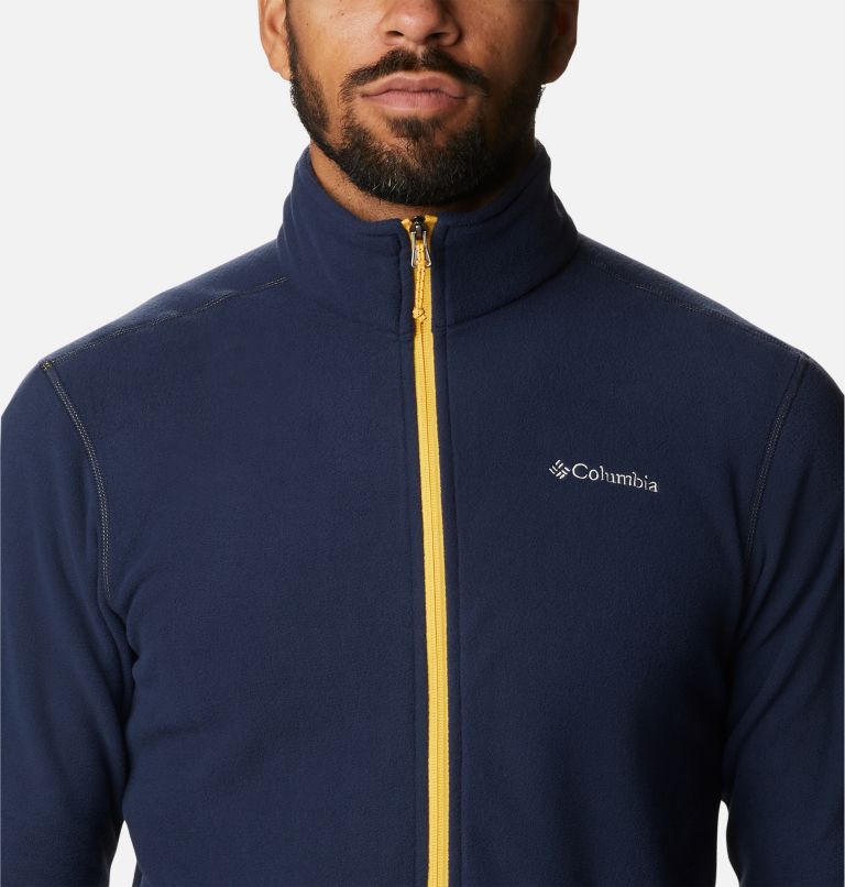 Navy Men Columbia Fast Trek™ Light Full Zip Fleece Jackets | 76336305