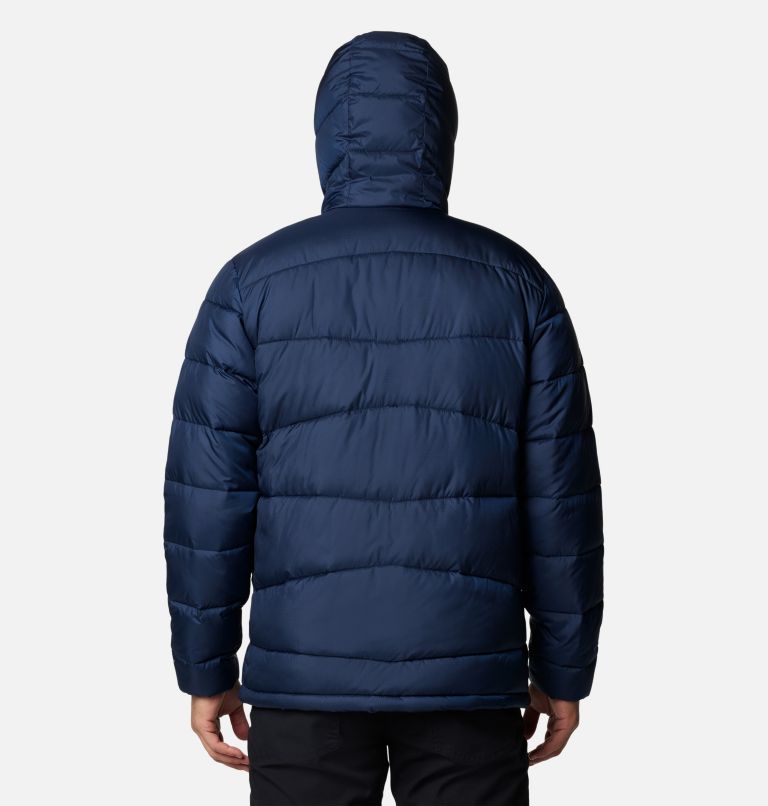 Navy Men Columbia Fivemile Butte™ II Hooded Puffer Jacket | 18757585