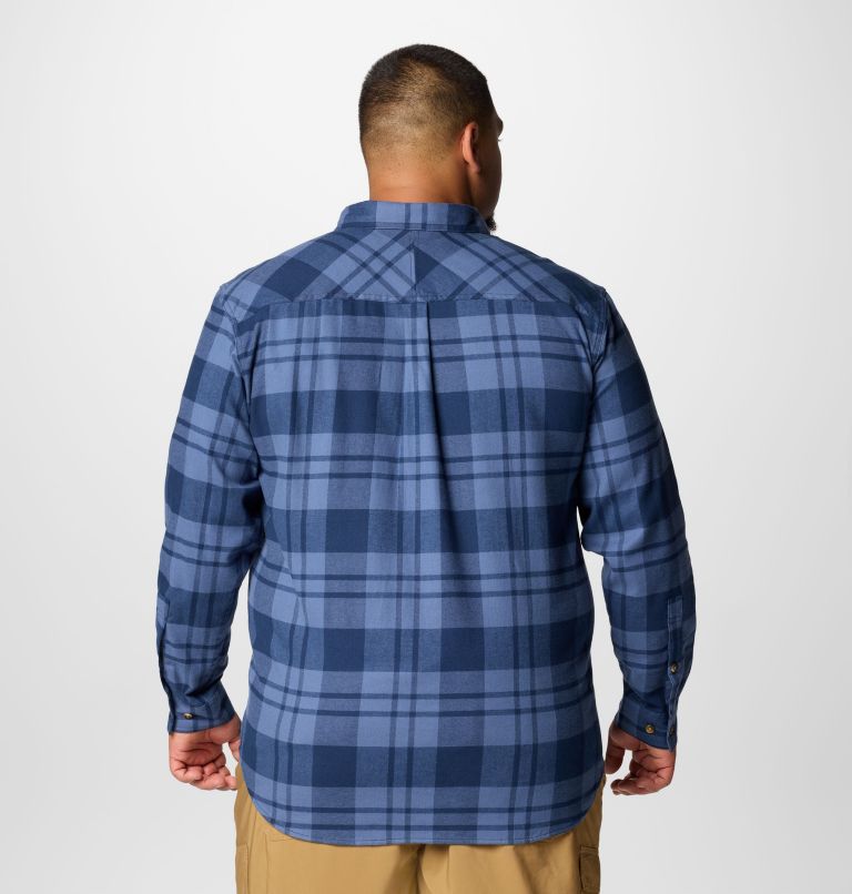 Navy Men Columbia Flare Gun™ Stretch Flannel Extended Size Shirts | 69290690