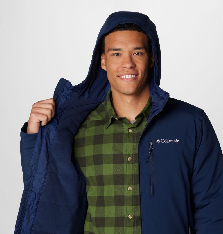 Navy Men Columbia Gate Racer™ II Softshell Jackets | 27067710