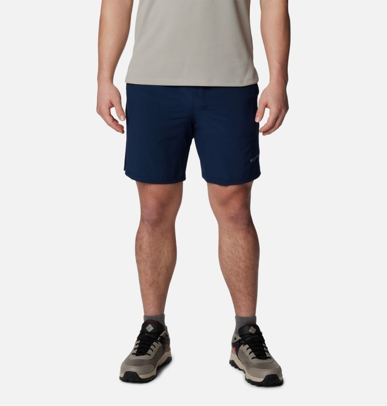 Navy Men Columbia Hike™ Colour Block Hiking Shorts | 1682708