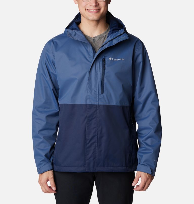 Navy Men Columbia Hikebound™ Waterproof Hiking Jackets | 27693319