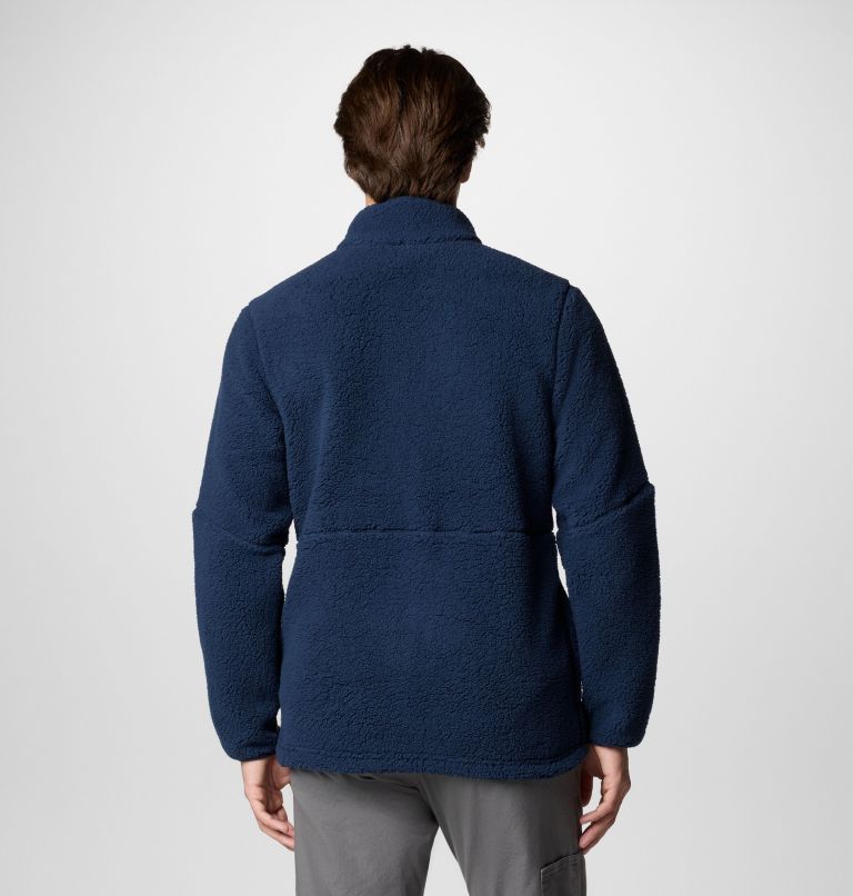 Navy Men Columbia Mountainside™ Heavyweight Fleece Jackets | 58447045