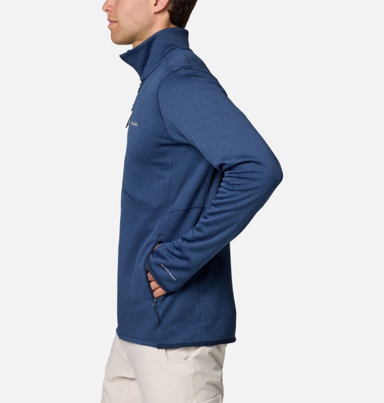 Navy Men Columbia Park View™ Fleece Jackets | 78426292