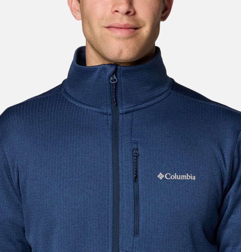 Navy Men Columbia Park View™ Fleece Jackets | 78426292