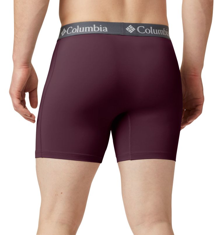 Navy Men Columbia Poly Stretch Boxer Briefs - 3 Pack Briefs | 21366872