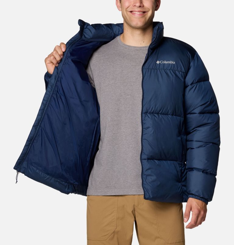 Navy Men Columbia Puffect™ III Puffer Jacket | 62588873