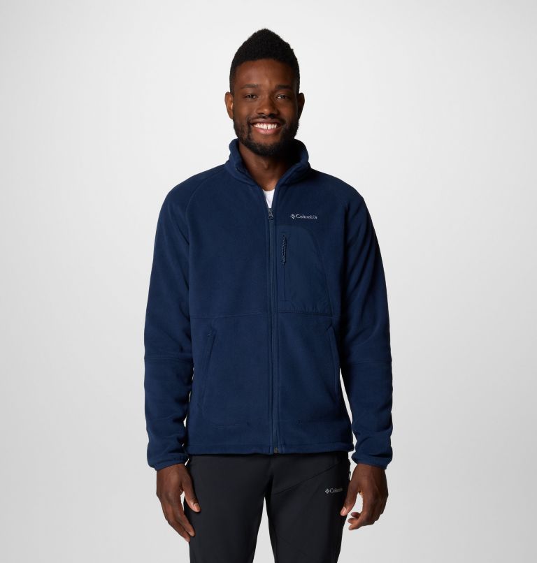 Navy Men Columbia Rapid Expedition™ II Fleece Jackets | 39999835