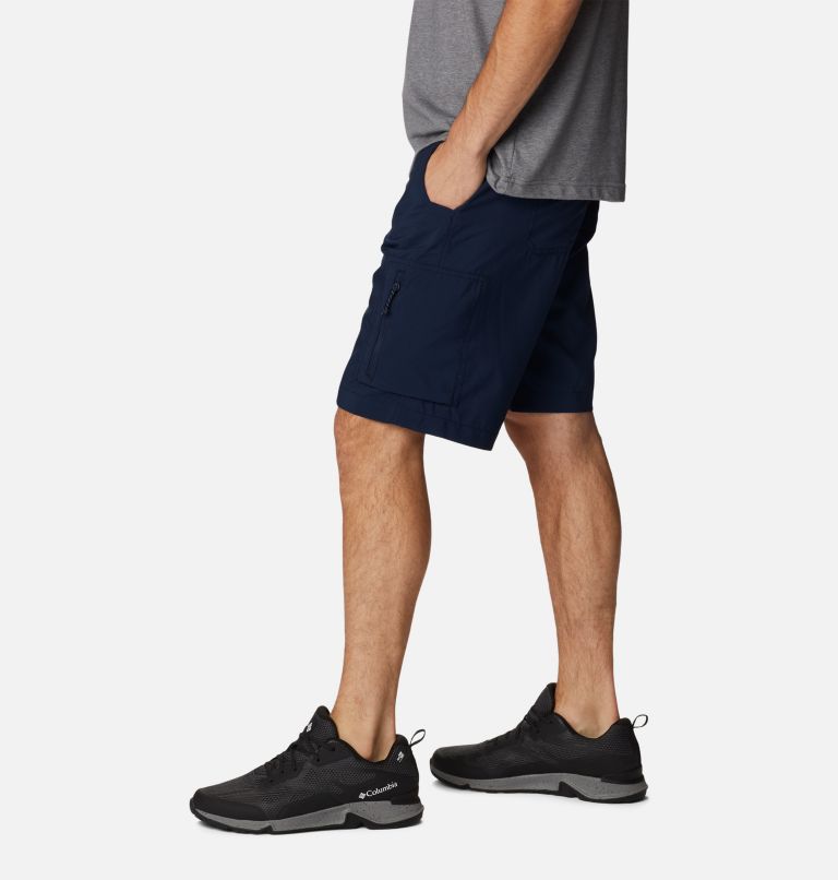 Navy Men Columbia Silver Ridge™ Utility Cargo Walking Shorts | 12906369