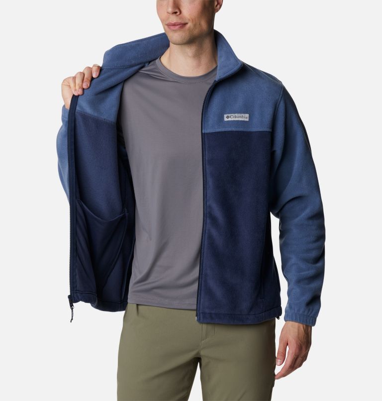 Navy Men Columbia Steens Mountain™ 2.0 Fleece Jackets | 80577603