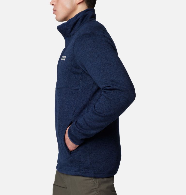 Navy Men Columbia Sweater Weather™ II Fleece Jackets | 97921433