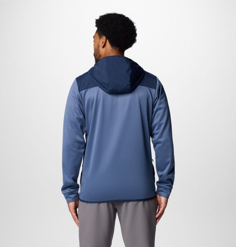 Navy Men Columbia Tech™ Fleece Hooded Jackets | 52239173