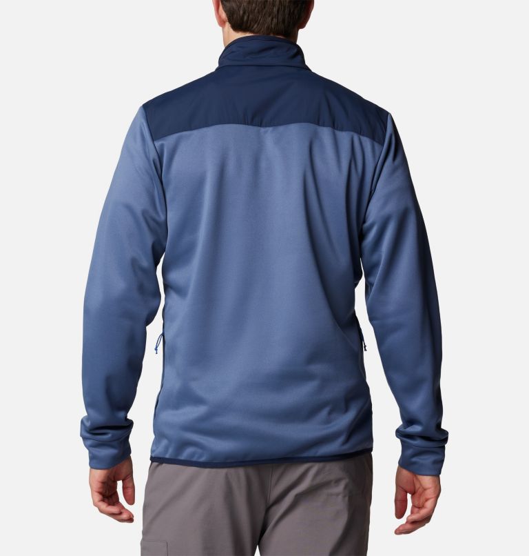 Navy Men Columbia Tech™ Half Zip Fleece Jackets | 9343458