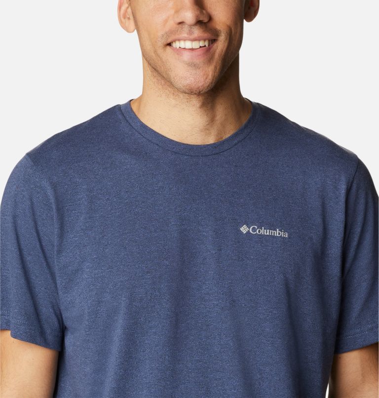 Navy Men Columbia Thistletown Hills™ Short Sleeve T Shirts | 47914178