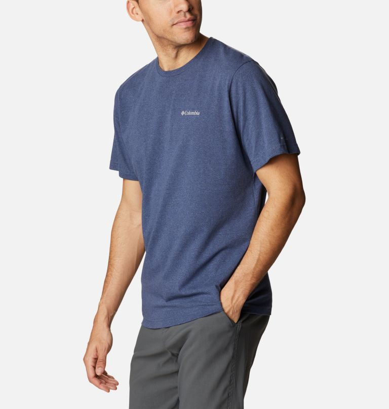 Navy Men Columbia Thistletown Hills™ Short Sleeve T Shirts | 47914178