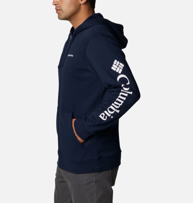 Navy Men Columbia Trek™ Full Zip Hoodie | 38548176