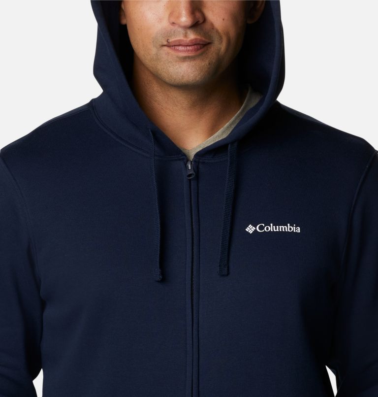 Navy Men Columbia Trek™ Full Zip Hoodie | 38548176