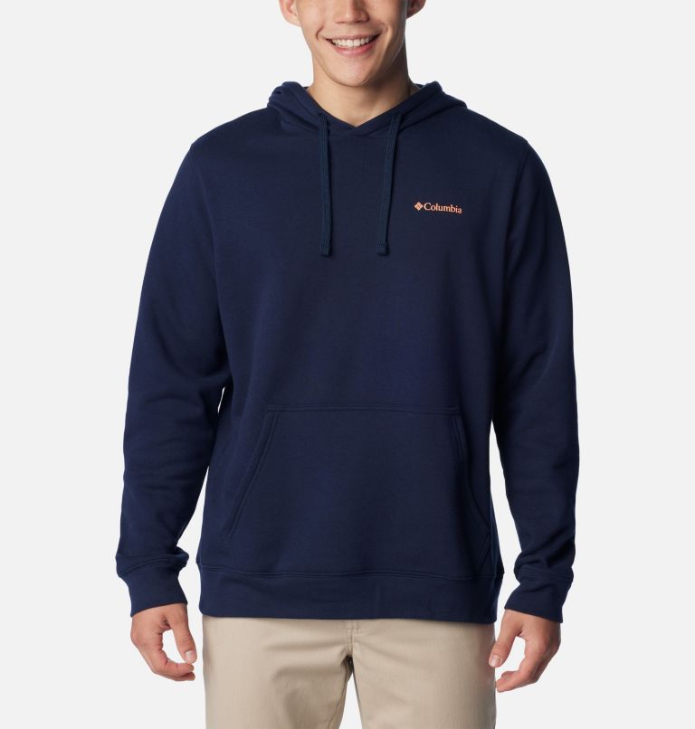 Navy Men Columbia Trek™ Graphic Hoodie | 68295109