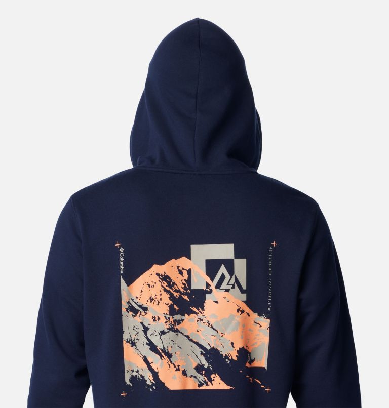 Navy Men Columbia Trek™ Graphic Hoodie | 68295109