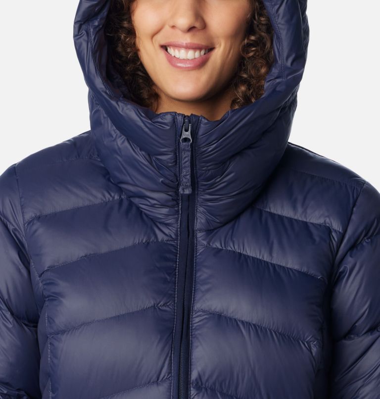 Navy Women Columbia Autumn Park™ Down Hooded Puffer Jacket | 44652008