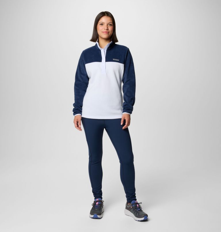 Navy Women Columbia Benton Springs™ Half Snap Pullover | 73725788