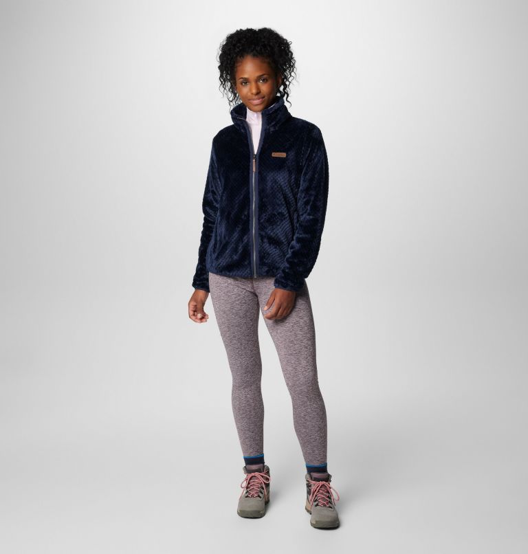 Navy Women Columbia Fire Side™ II Sherpa Fleece Jackets | 77040375