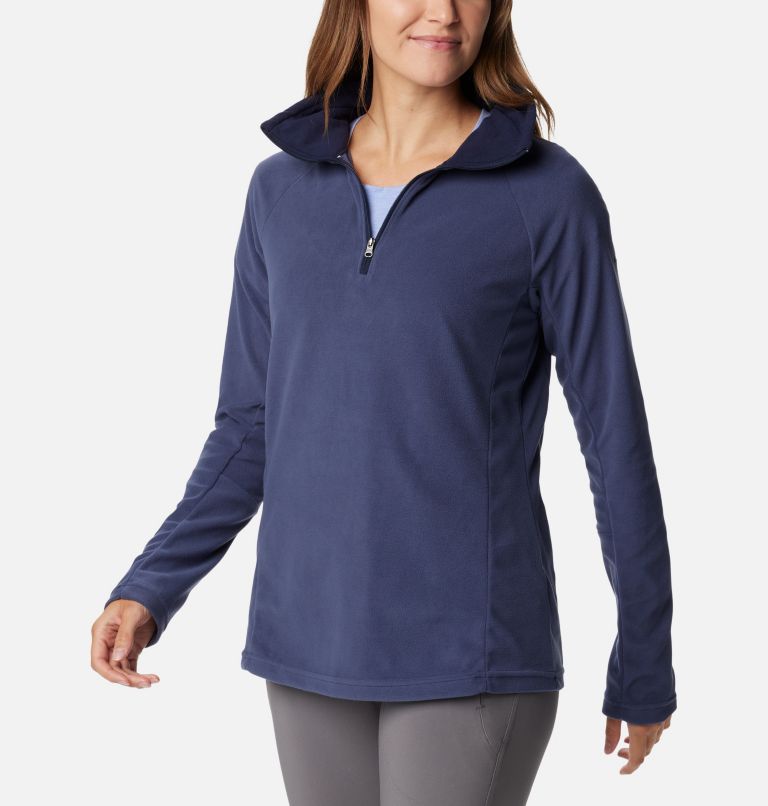 Navy Women Columbia Glacial™ IV Half Zip Fleece | 51203328