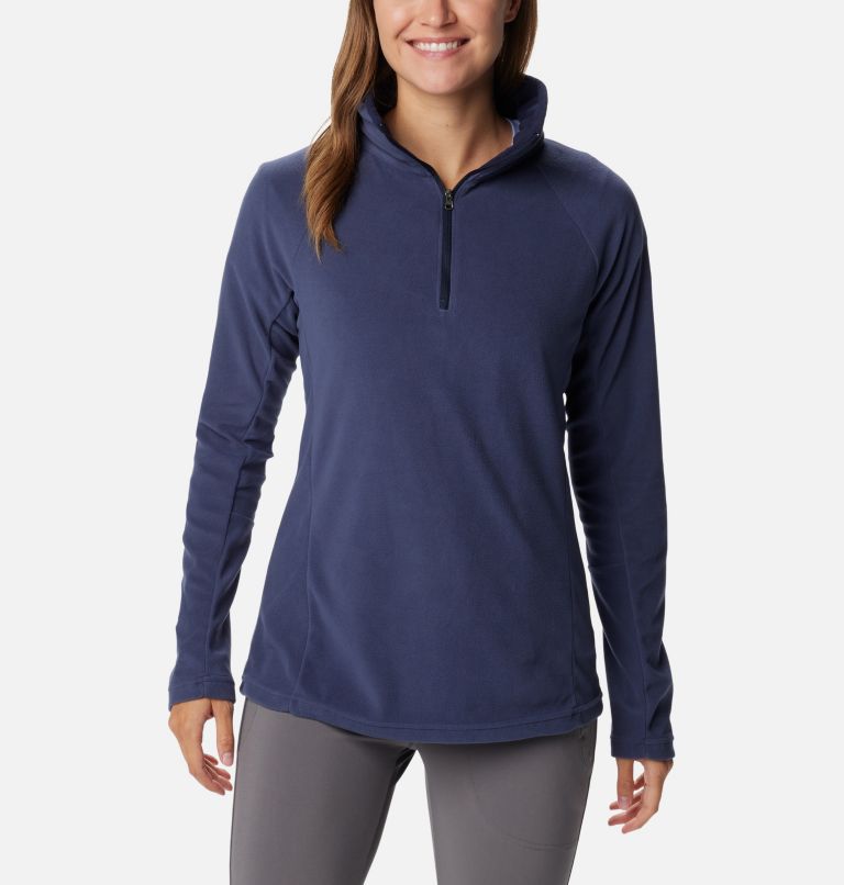 Navy Women Columbia Glacial™ IV Half Zip Fleece | 51203328