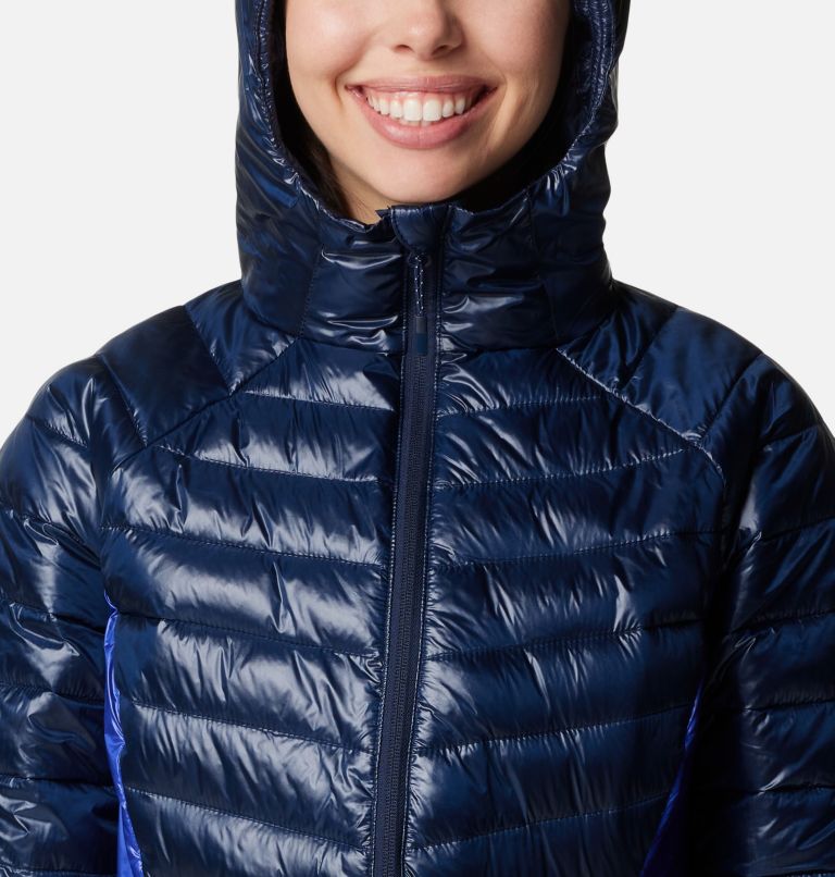 Navy Women Columbia Labyrinth Loop™ II Insulated Hooded Puffer Jacket | 35254238